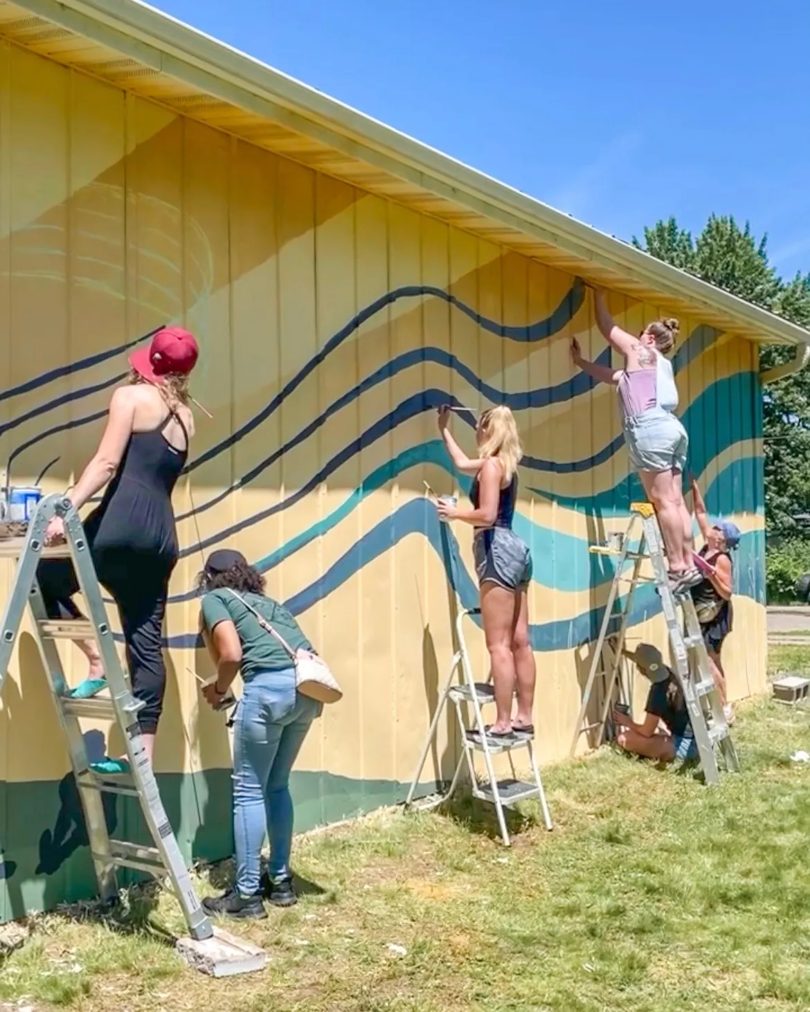 group painting